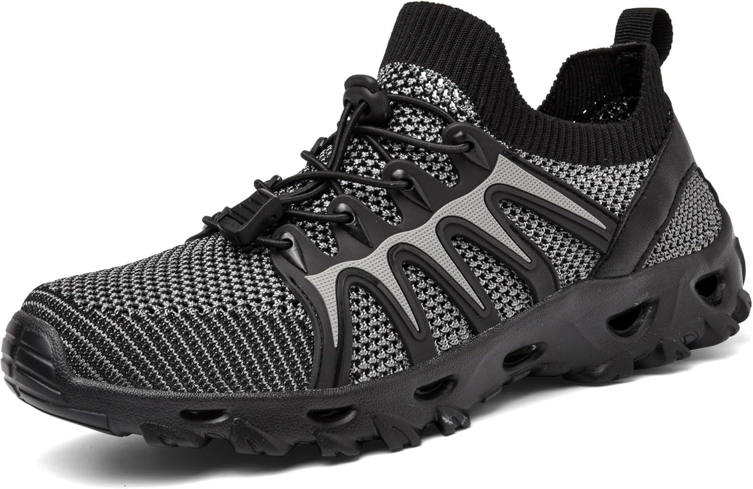 

Кроссовки TANGYUGEN для мужчин и женщин, быстро сохнущие, для пляжа и воды, для походов по воде, легкие для водных видов спорта, плавания, рыбалки и каякинга, темно-серый