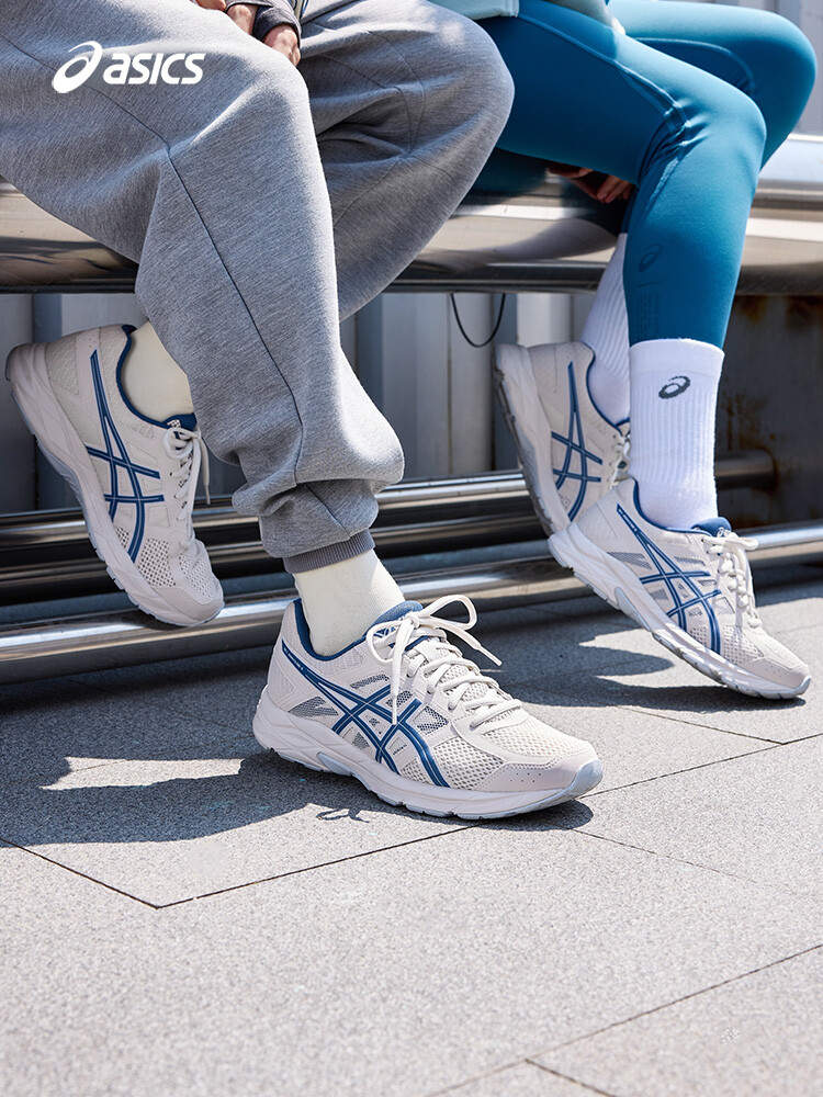 Кроссовки спортивные мужские Asics Gel-Contend 4, коричневый / темно-синий — фото 2