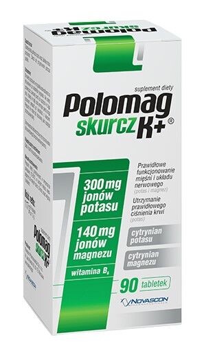 

Таблетки магния Polomag K+, 90 шт