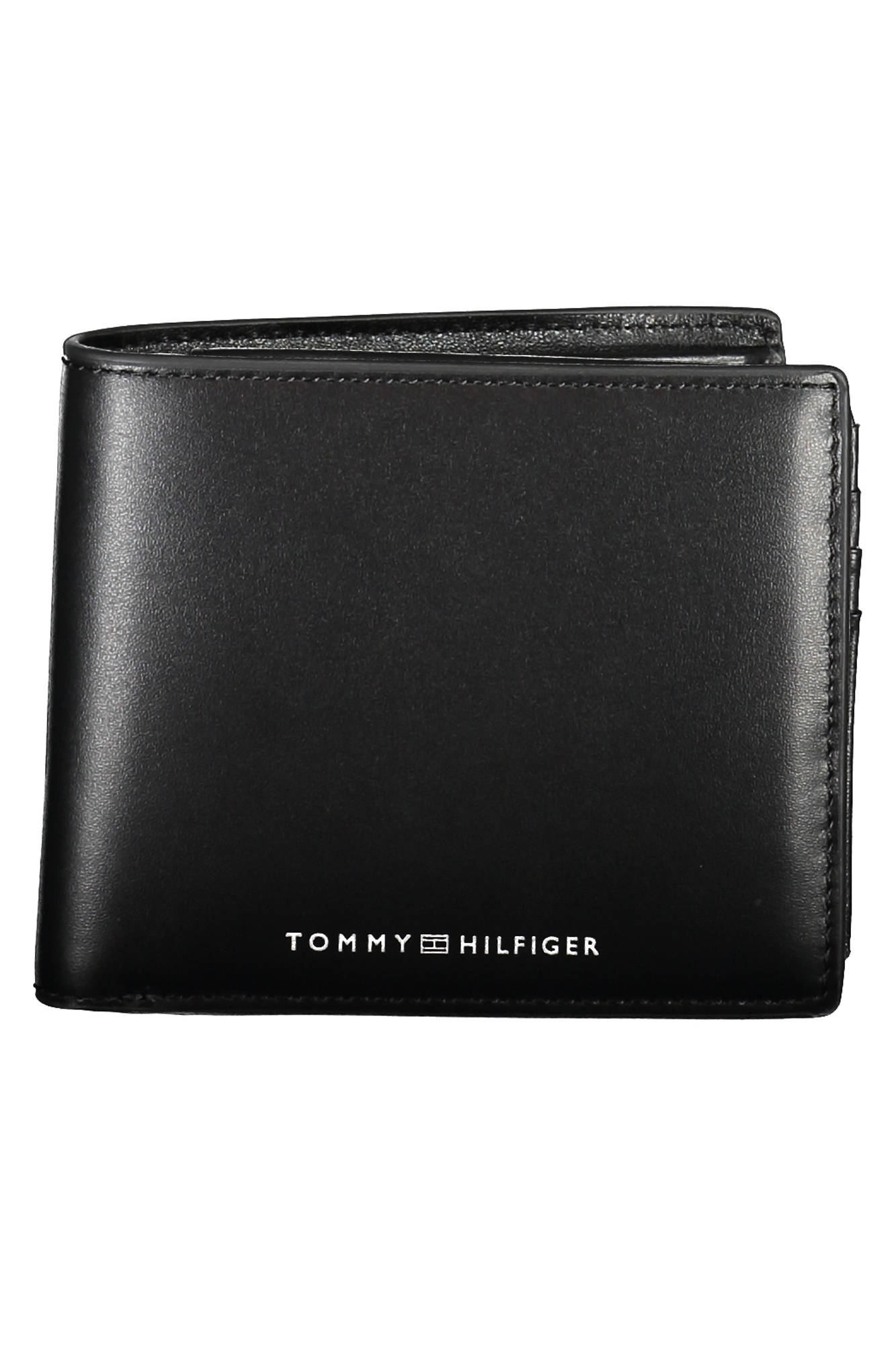 

Кошелек мужской Tommy Hilfiger кожаный с отделением для монет, черный