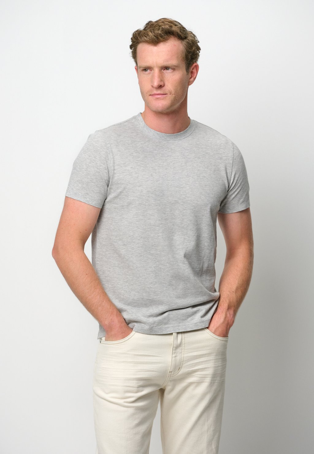 

Базовая футболка SHORT SLEEVE PROFUOMO, светло-серый