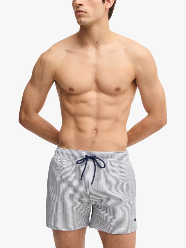 

BOSS полосатые сорочковые плавки HUGO BOSS, Navy/White