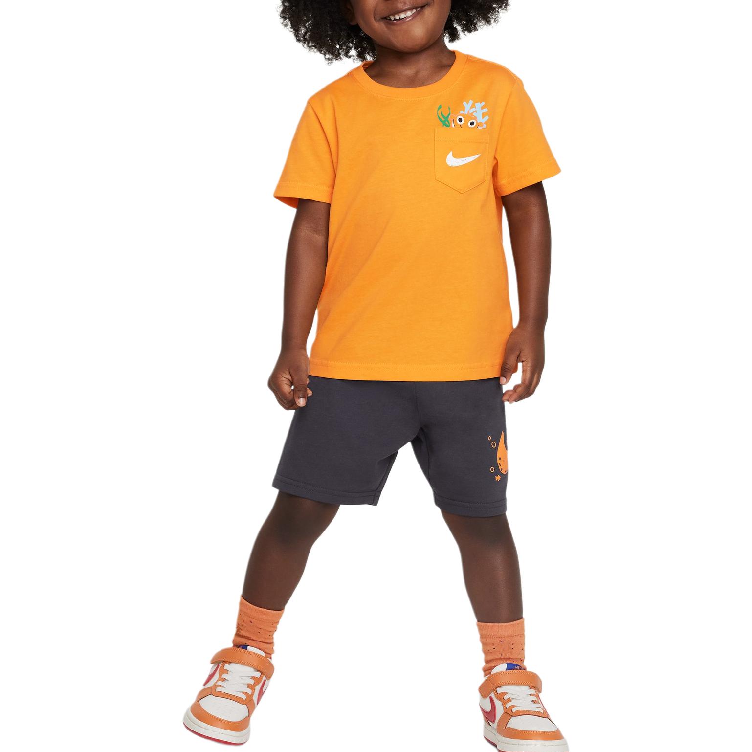 

Повседневный спортивный комплект из 2 предметов для малышей Nike, черный