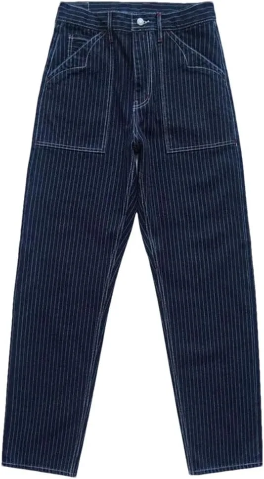 

Мужские джинсы Vintage Slim Fit в полоску Selvedge Denim