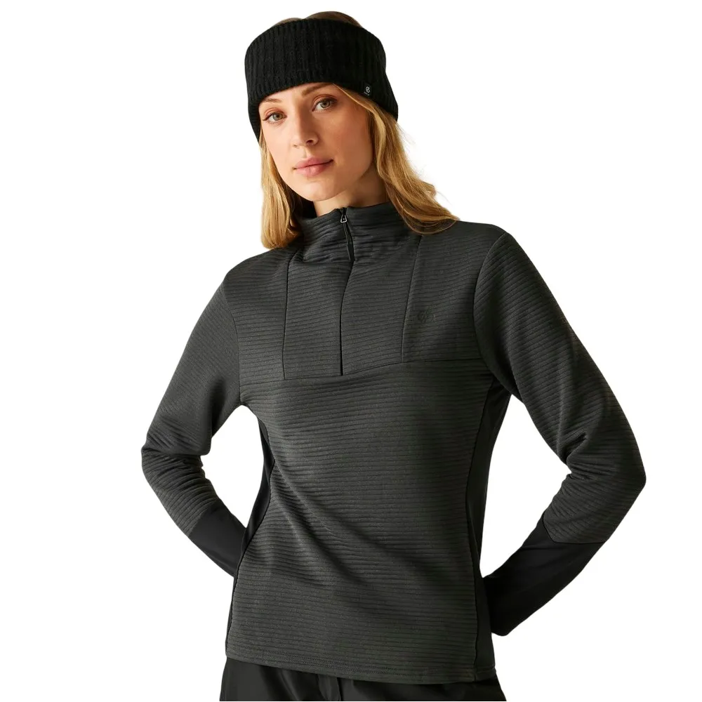 

Толстовка Dare2B Iced Core Stretch half zip, черный