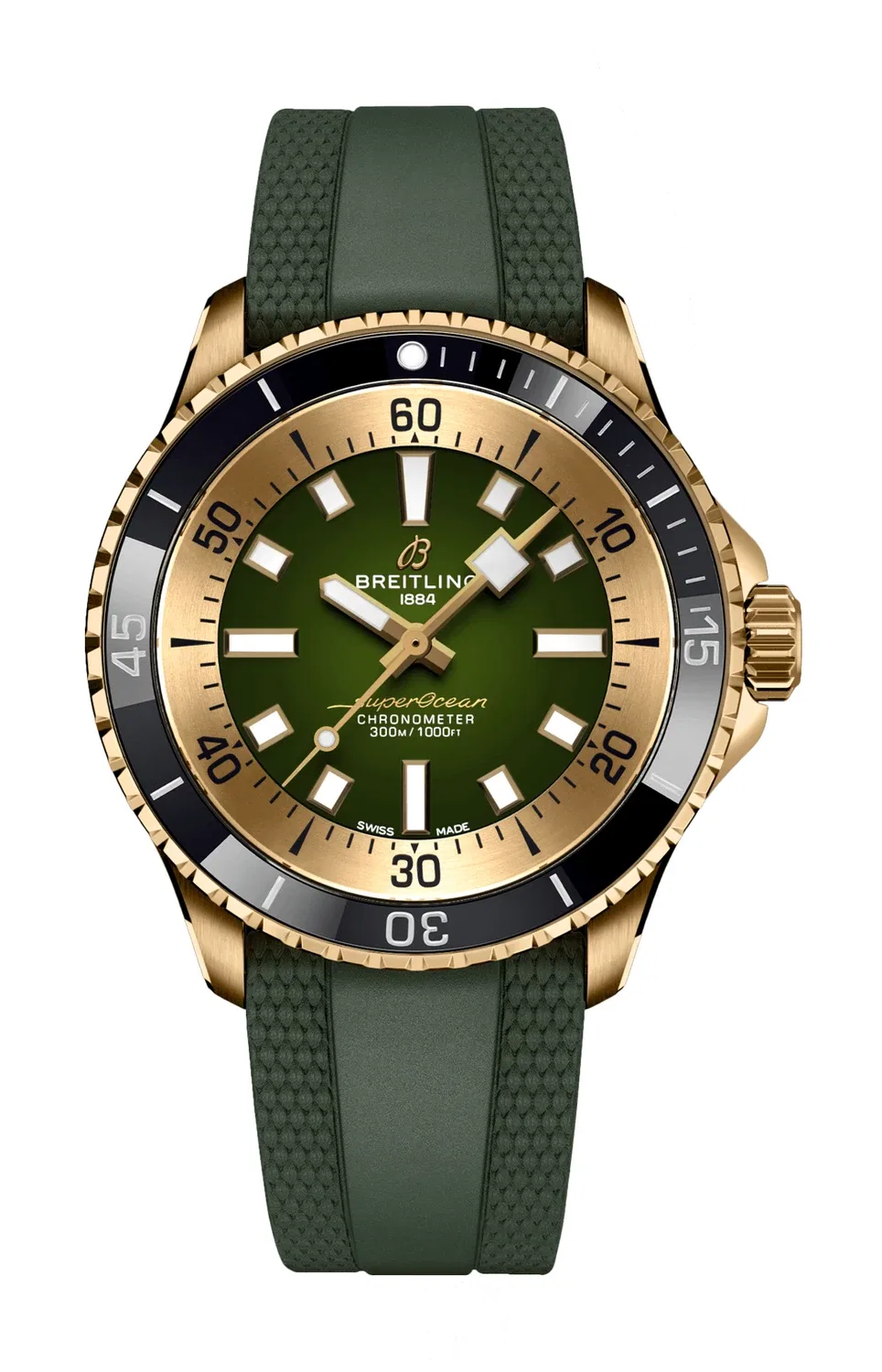 SUPEROCEAN AUTOMATIC 42 - N17375201L1S1 BREITLING, золотой