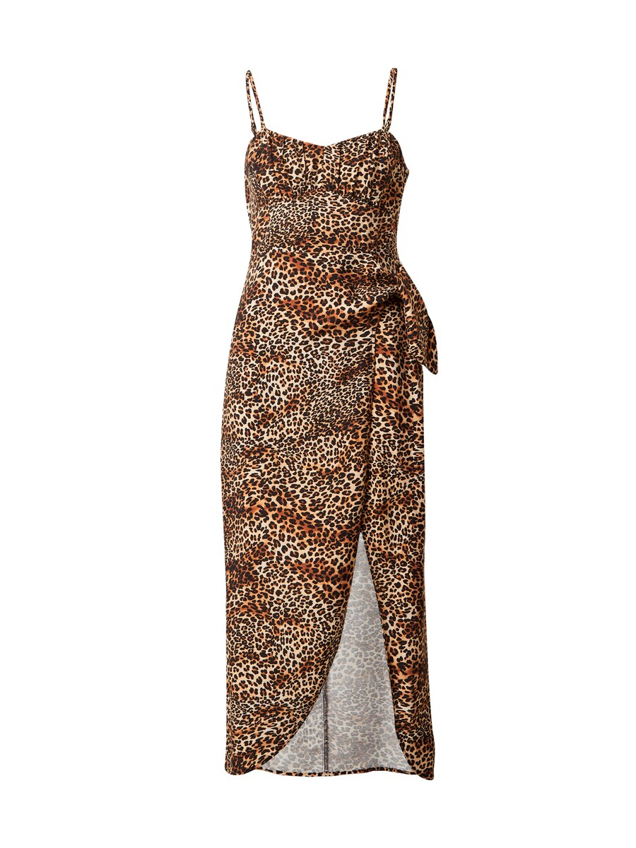 

Макси платье EDITED Sue, Beige/Brown/Black