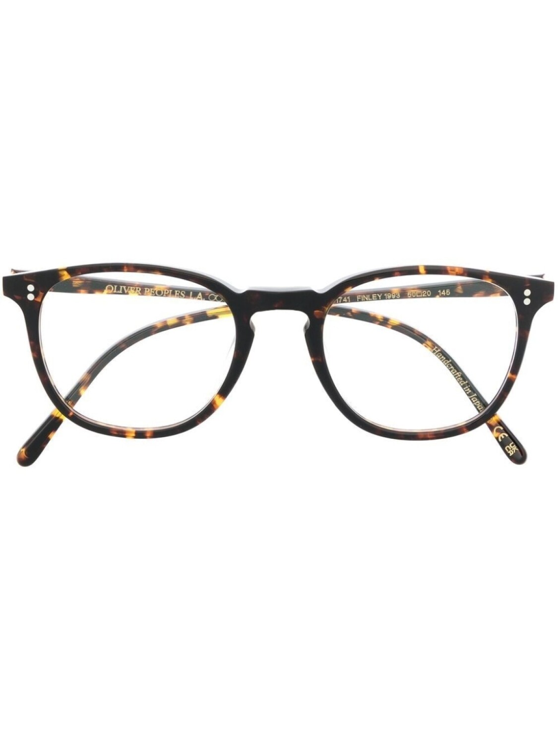 

Oliver Peoples очки в оправе черепаховой расцветки, коричневый