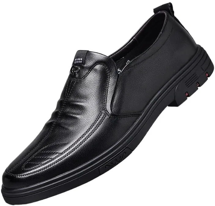 Лоферы мужские кожаные ретро, Black UOPYNE
