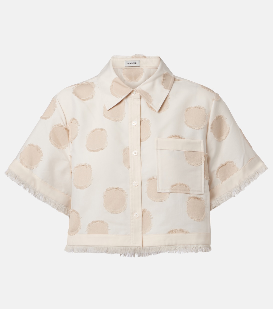 

Топ с полосками Topanga Simkhai, BEIGE WHT
