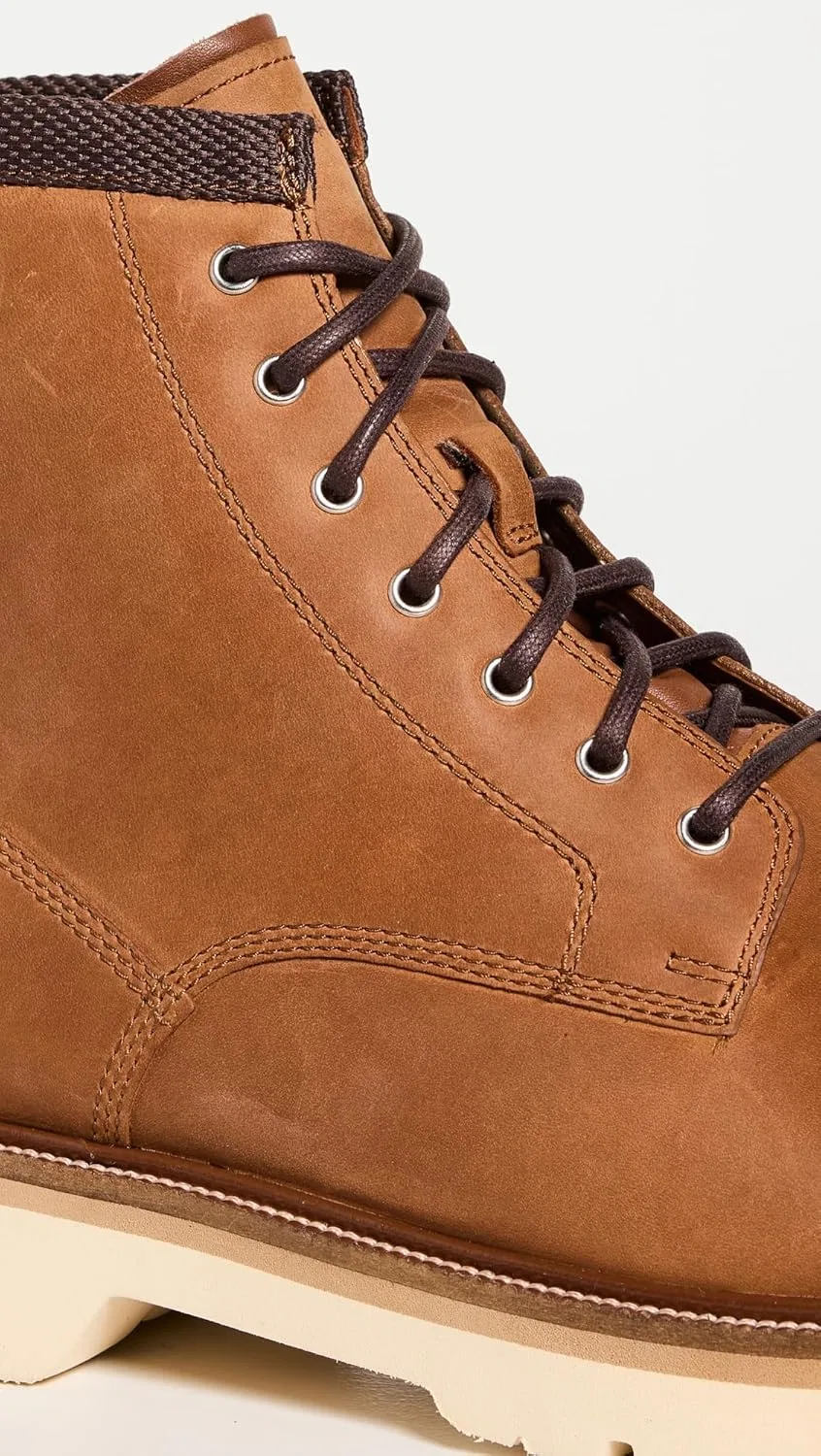 Мужские ботинки Cole Haan American Classics с гладким носком, British Tan Alabaster Gleam Waterproof — фото 4