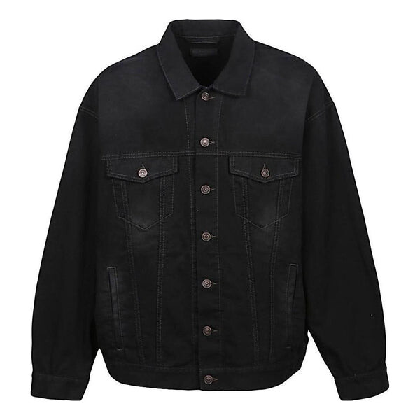 

Куртка gaffer taped political campaign denim jacket 'black' Balenciaga, черный