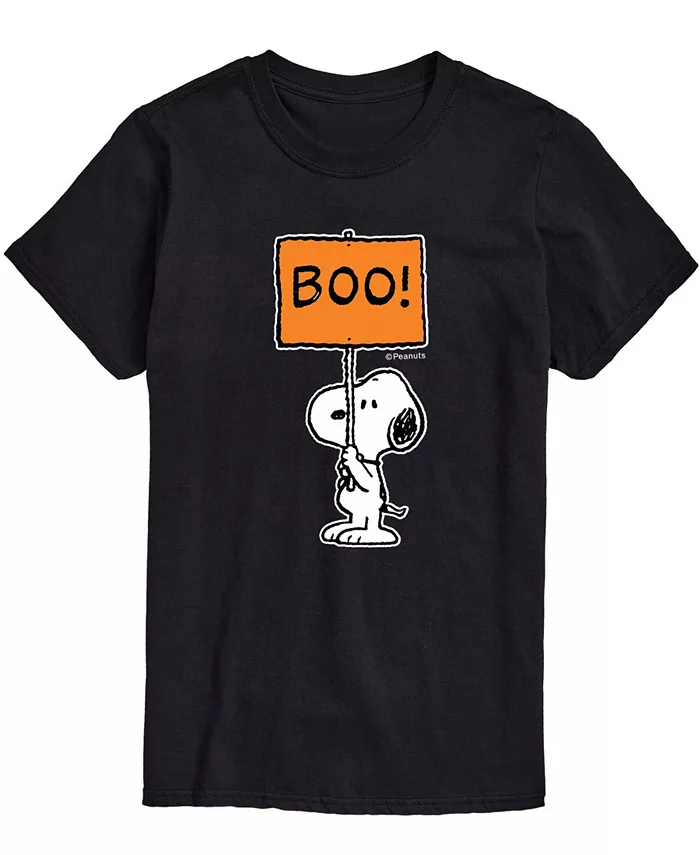 

Мужская футболка Peanuts Snoopy Boo Sign AIRWAVES, черный