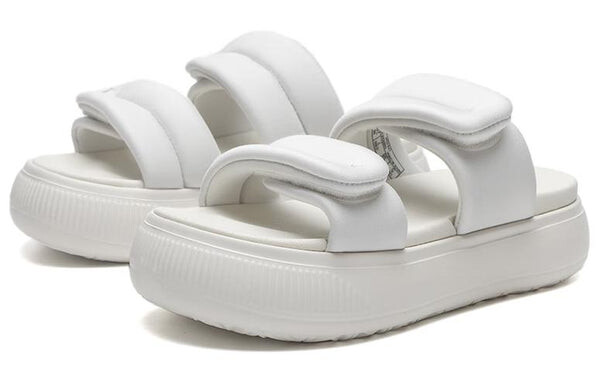Тапочки mayu puffy slides 'warm white' Puma, белый — фото 3