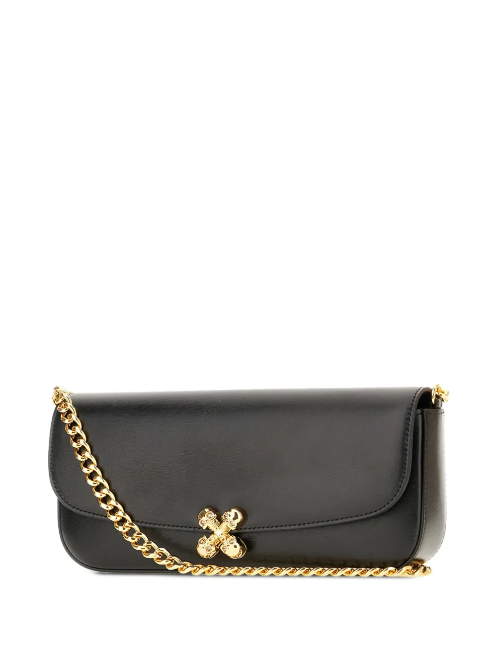

Сумка на плечо Skull Flower Alexander McQueen, черный