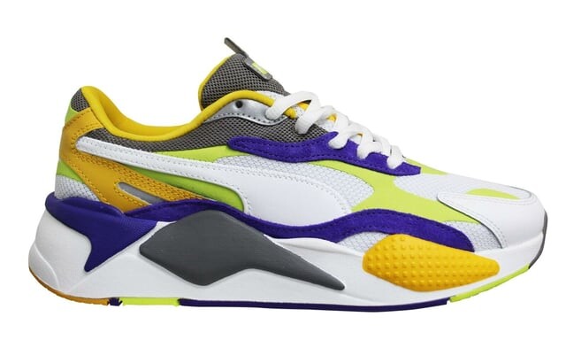 

Мужские кожаные кроссовки на шнуровке Rs X3 Level On It 373169 01 Puma, белый