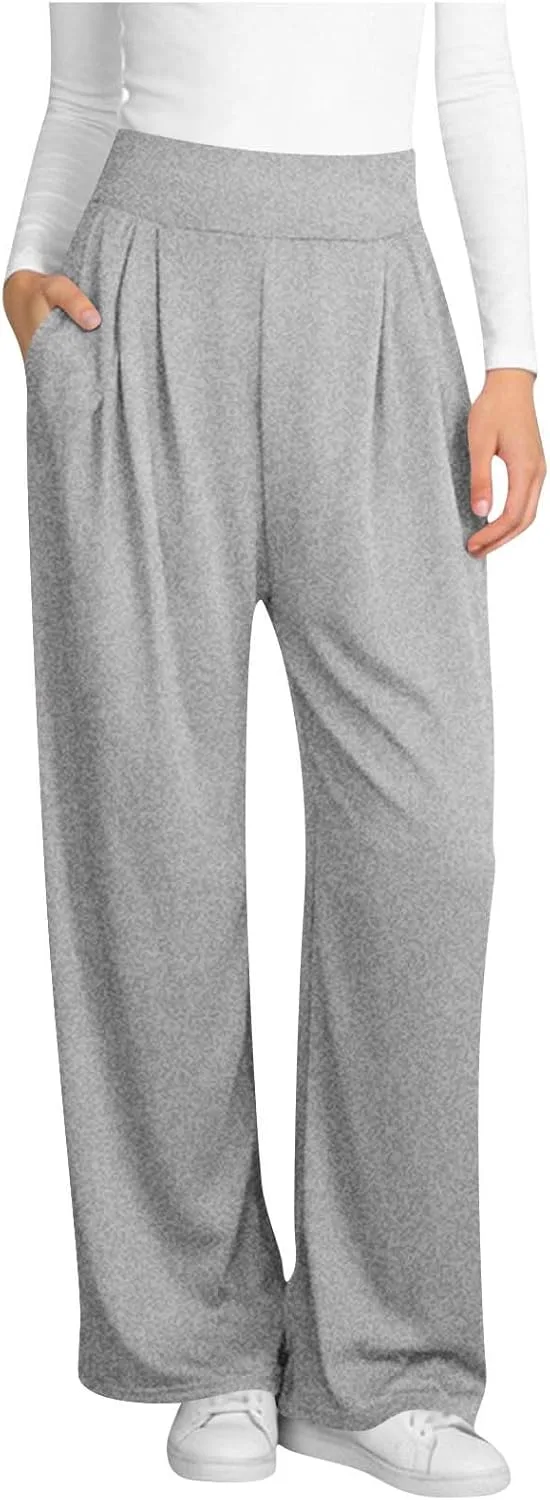 

Высокие брюки-клеш с широкими штанинами для тренировок