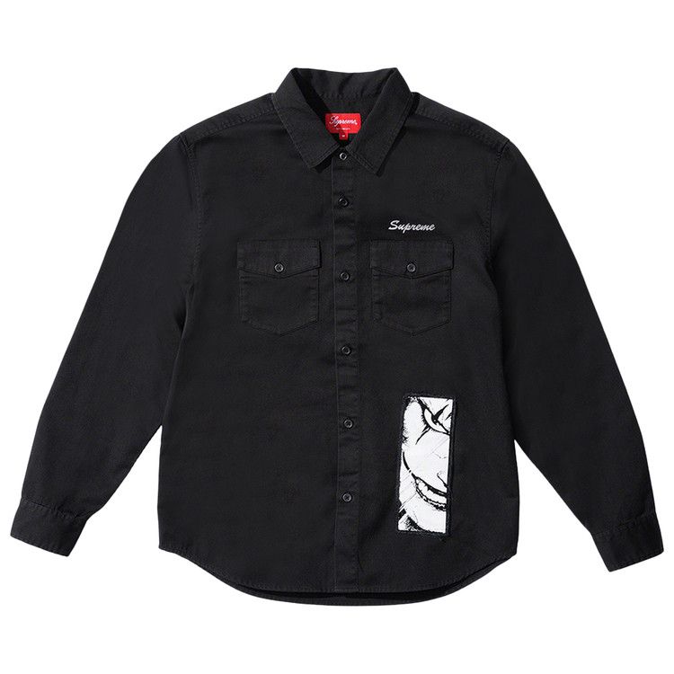 

Рубашка Supreme x The Crow Work Shirt, Black