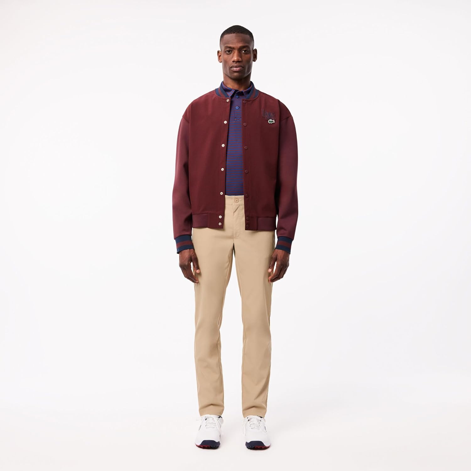Мужские спортивные брюки для гольфа Lacoste Ultra Dry Slim Fit, Ochre — фото 4