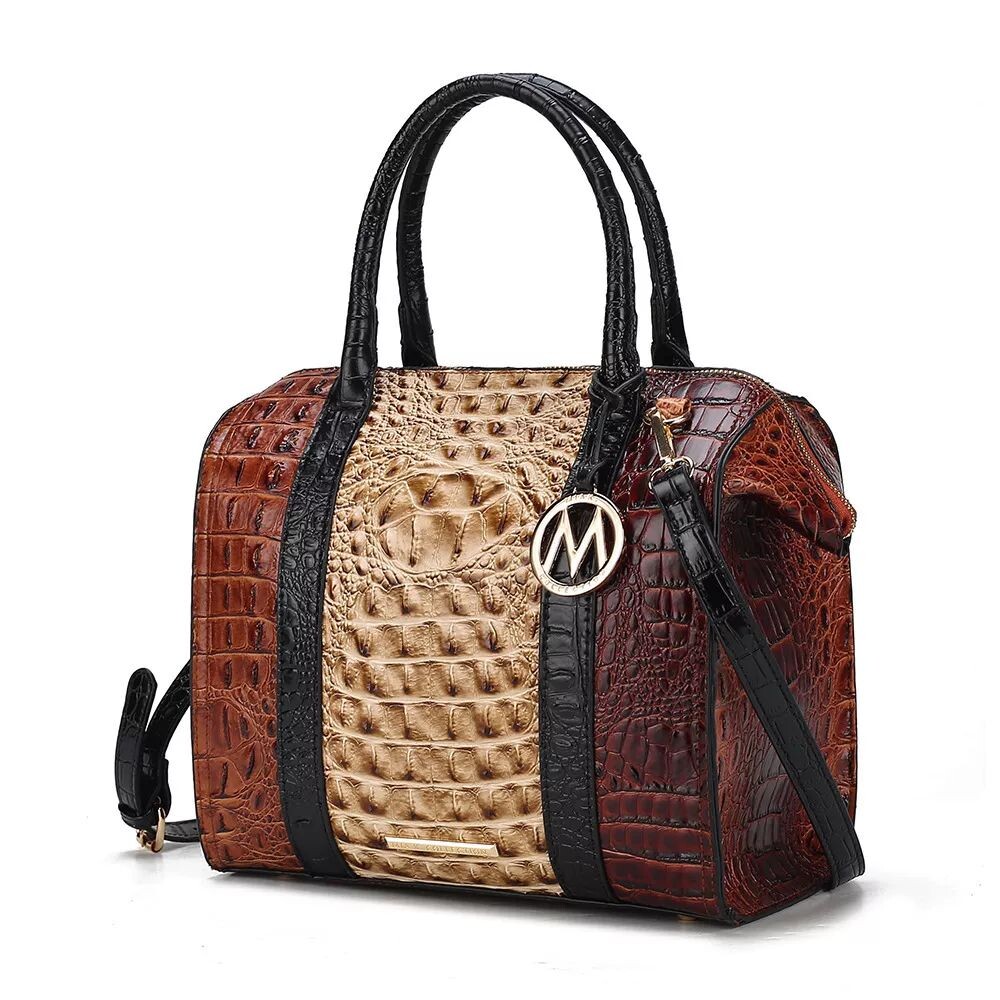 

MKF Collection Женская сумка-портфель Ember с тиснением под крокодила от Mia K MKF Collection, Оранжевый, MKF Collection Женская сумка-портфель Ember с тиснением под крокодила от Mia K MKF Collection