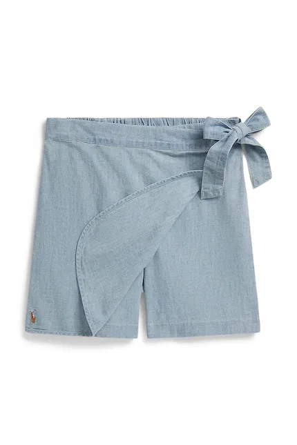 Шорты джинсовые Polo Ralph Lauren, синий — фото 4