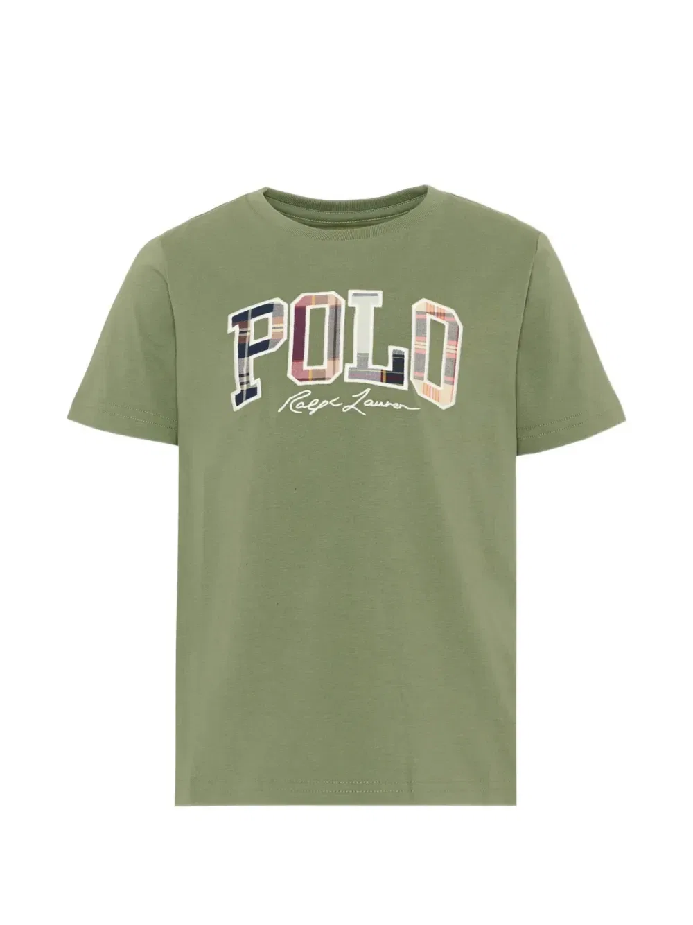 Футболка с нашивкой-логотипом Polo Ralph Lauren Kids, зеленый