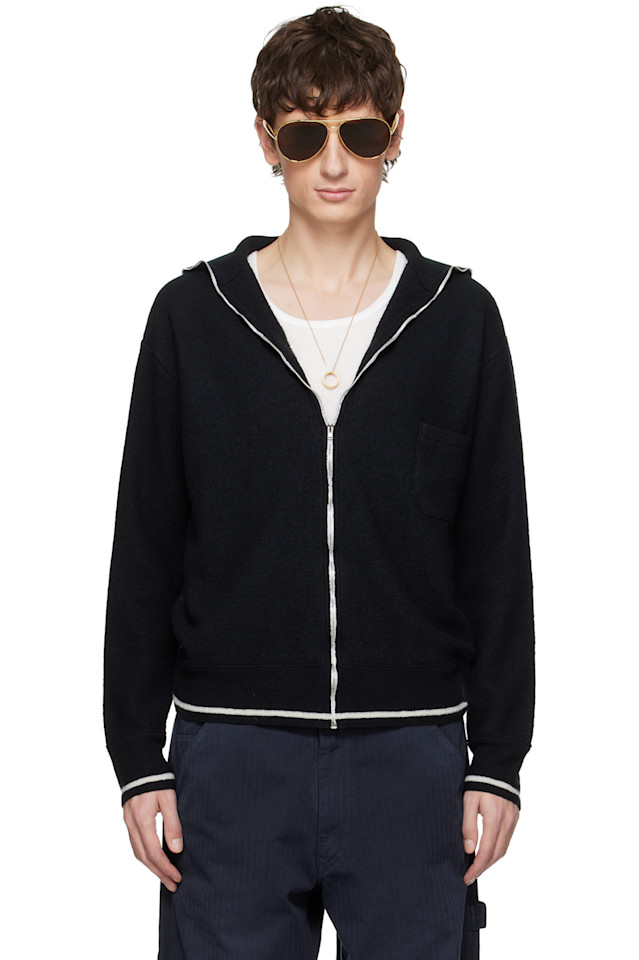 

Maison Margiela Черная шерстяная куртка