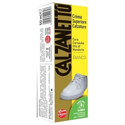 

Белый крем для обуви Calzanetto