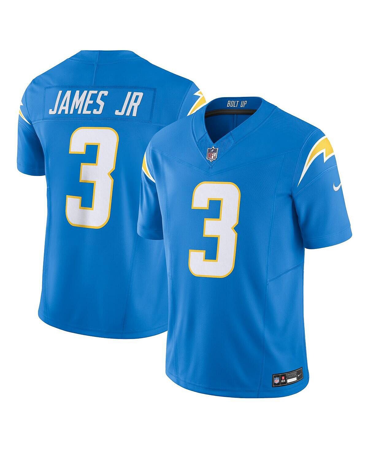 Мужские кроссовки Derwin James Jr. Powder Blue Los Angeles Chargers Vapor F.U.S.E. Ограниченный Джерси Nike — фото 2