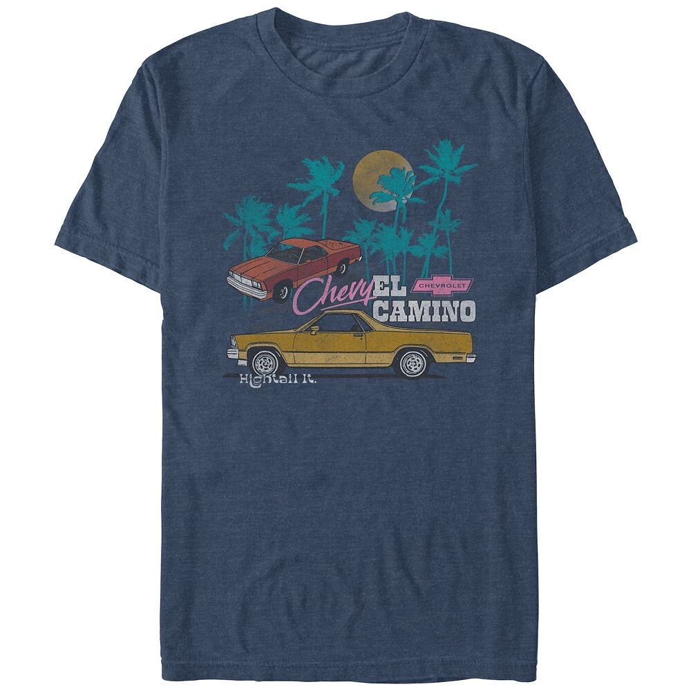 

Мужская футболка с рисунком Chevy El Camino Licensed Character, цвет Navy Heather