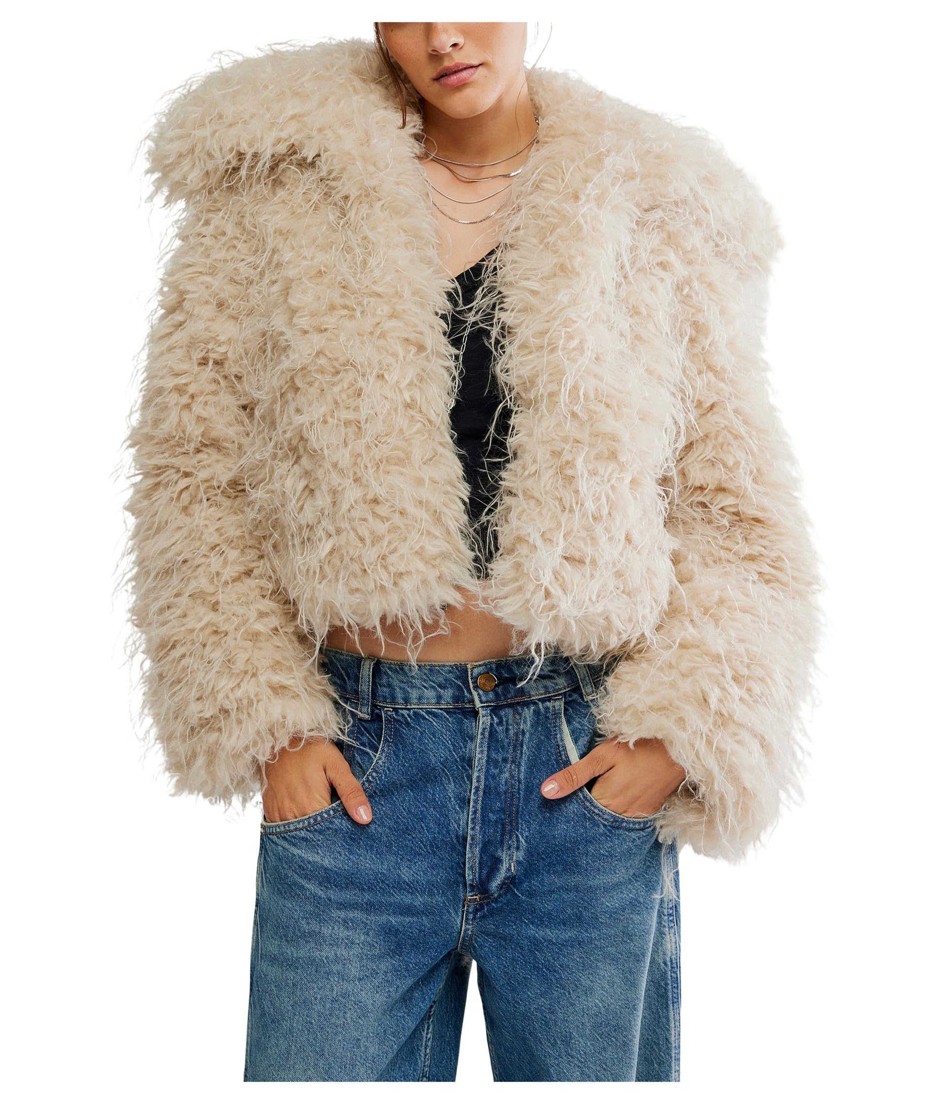 

Куртка Free People Moonglow Fur, цвет Tea