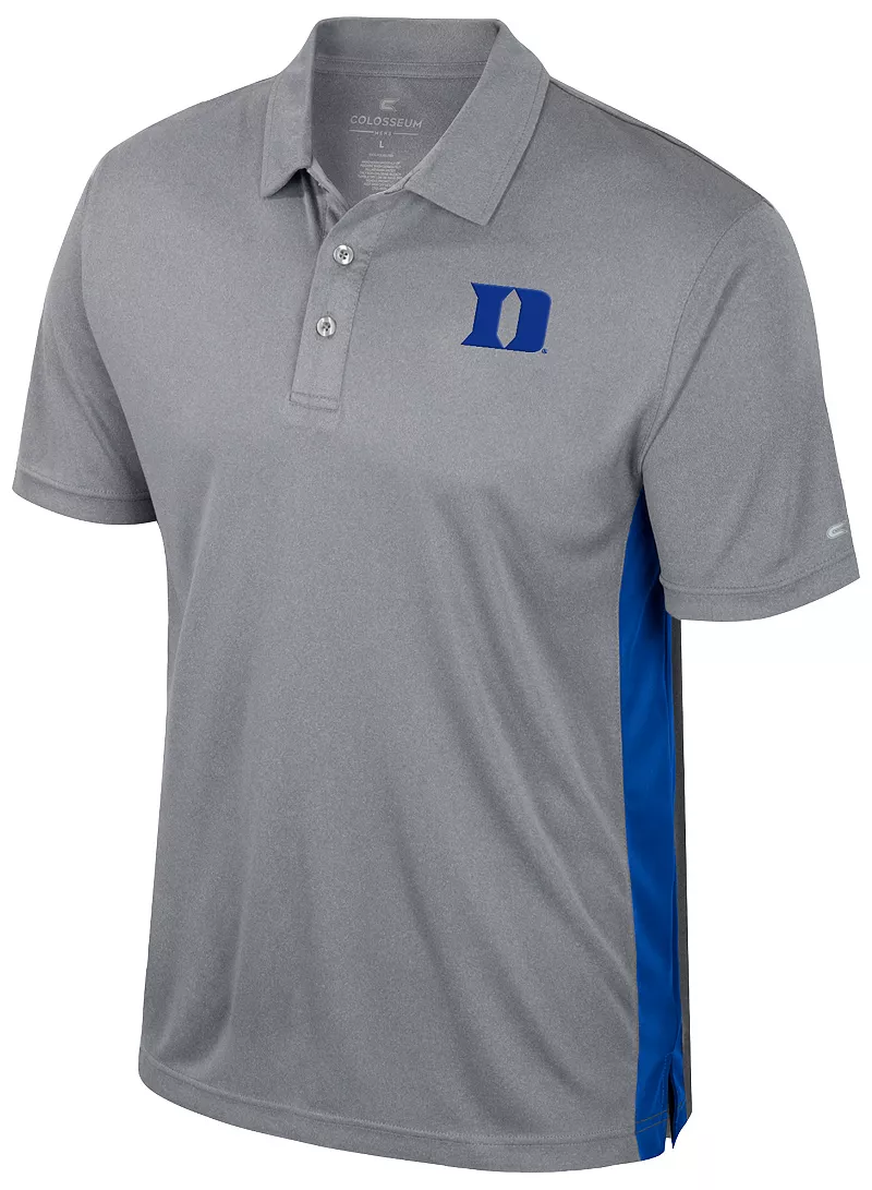 

Мужская футболка-поло Colosseum Duke Blue Devils Heather Grey