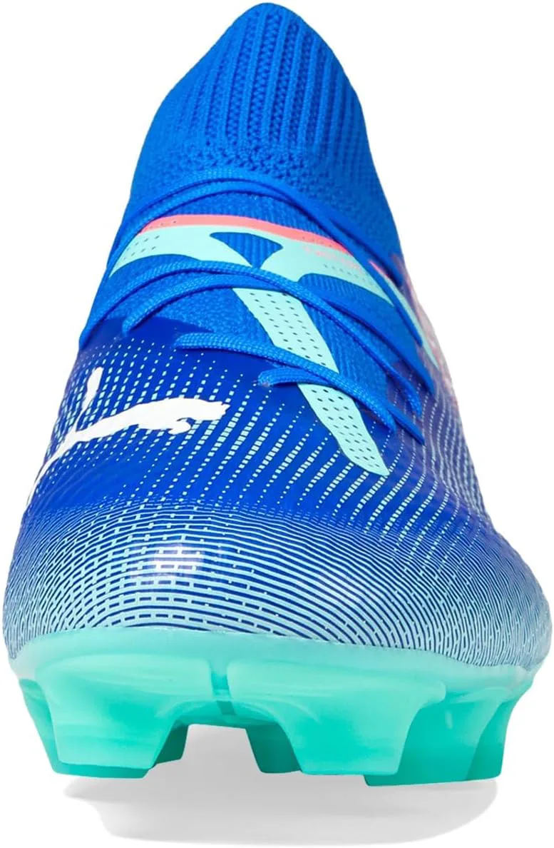Футбольные бутсы Puma Future 7 Pro для мужчин, для твердого и искусственного покрытия, белый/мятный — фото 3