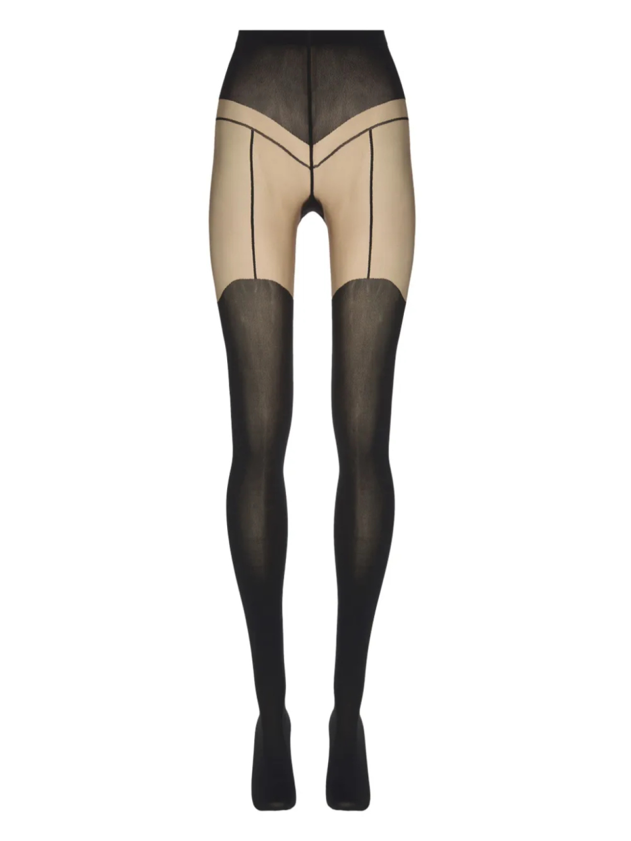 

Колготки с принтом Wolford, черный