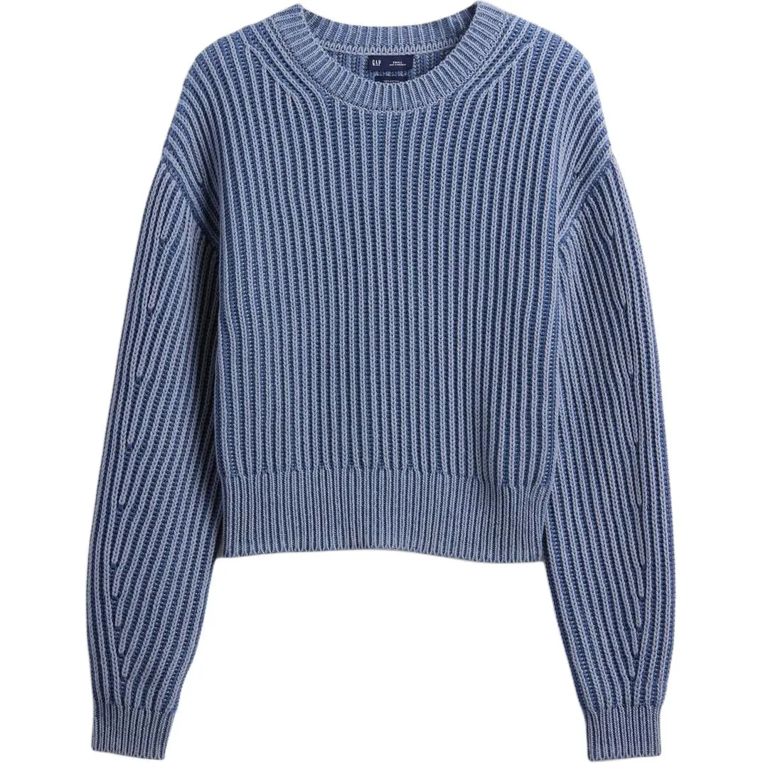Трикотажная водолазка Women's Crew Neck Moderate Others GAP, белый — фото 3