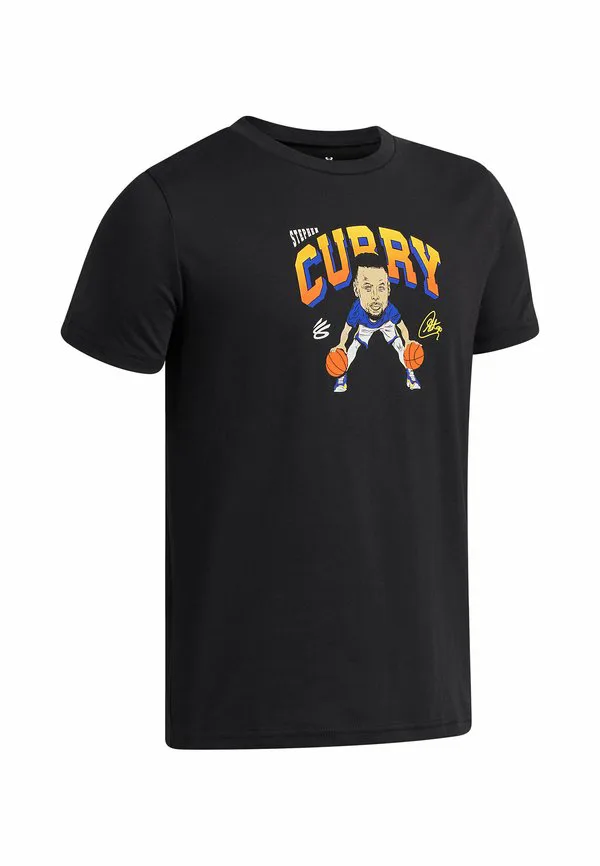 Футболка с анимированным принтом «карри» Under Armour, Black — фото 3