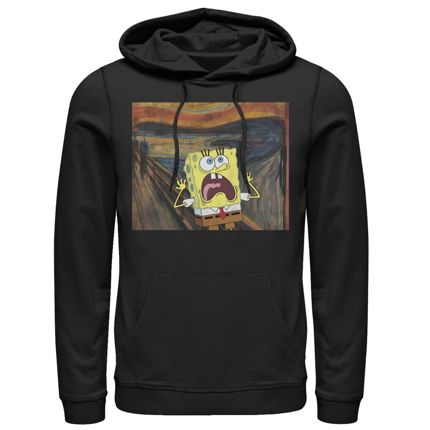 

Мужская толстовка с капюшоном Sponge Bob SquarePants Scream Painting Licensed Character