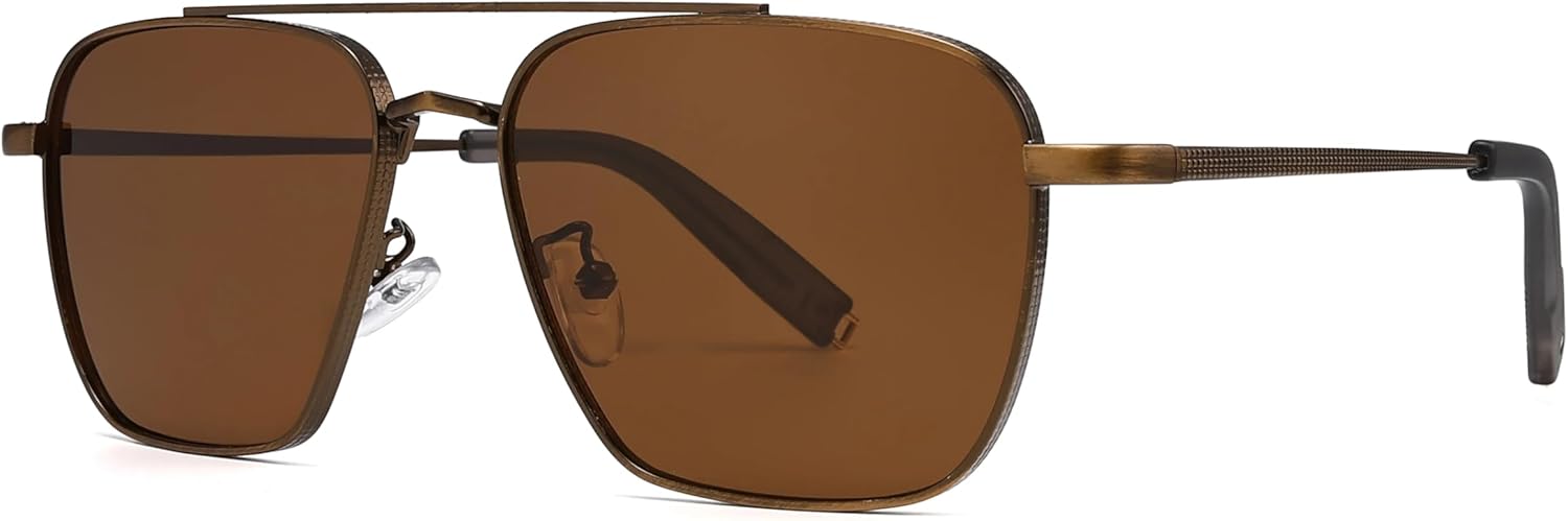 

Ретро-модные солнцезащитные очки для женщин и мужчин, металлические, классические, винтажные, с защитой от УФ-излучения UV400, для активного отдыха VFDHN, Copper Brown