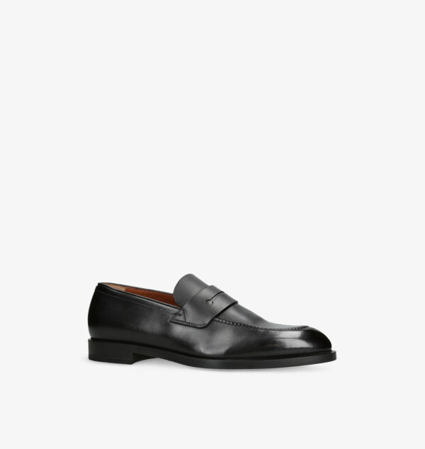Кожаные пенни-лоферы L'Asola Ermenegildo Zegna, черный — фото 3