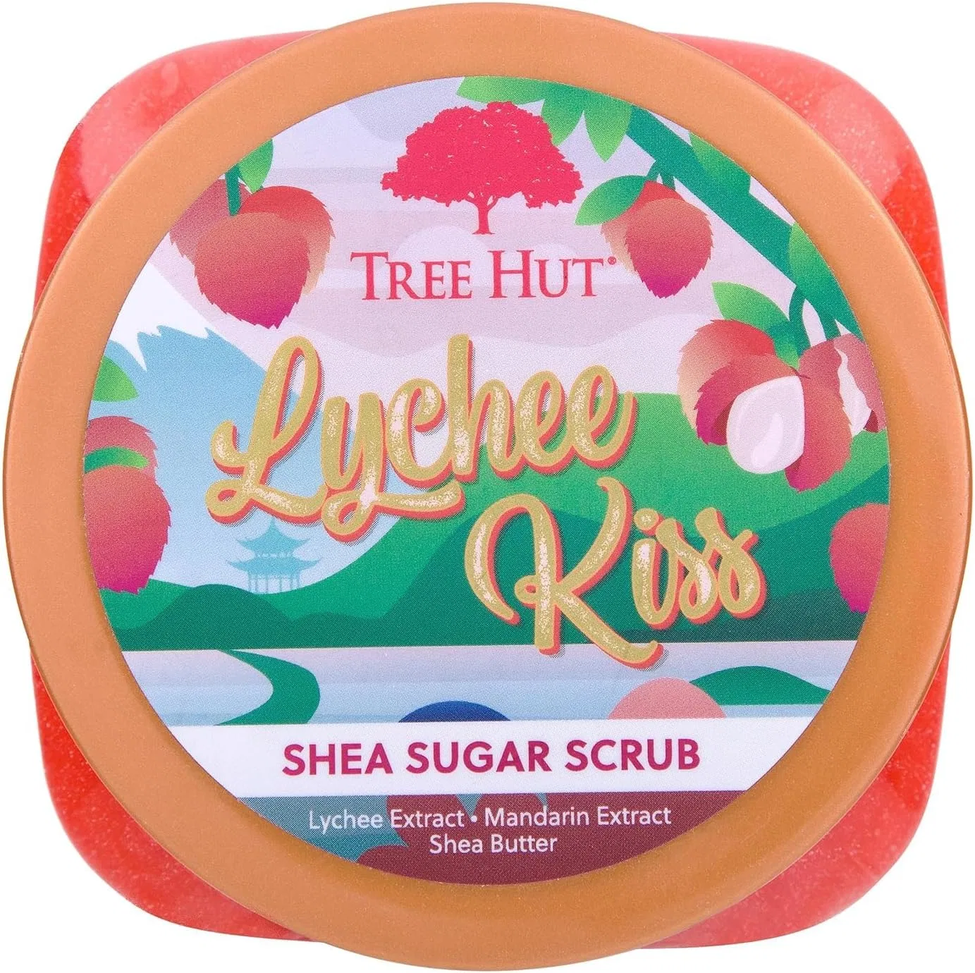 Скраб для тела Tree Hut Lychee Kiss Sheer Sugar, 18 унций — фото 2