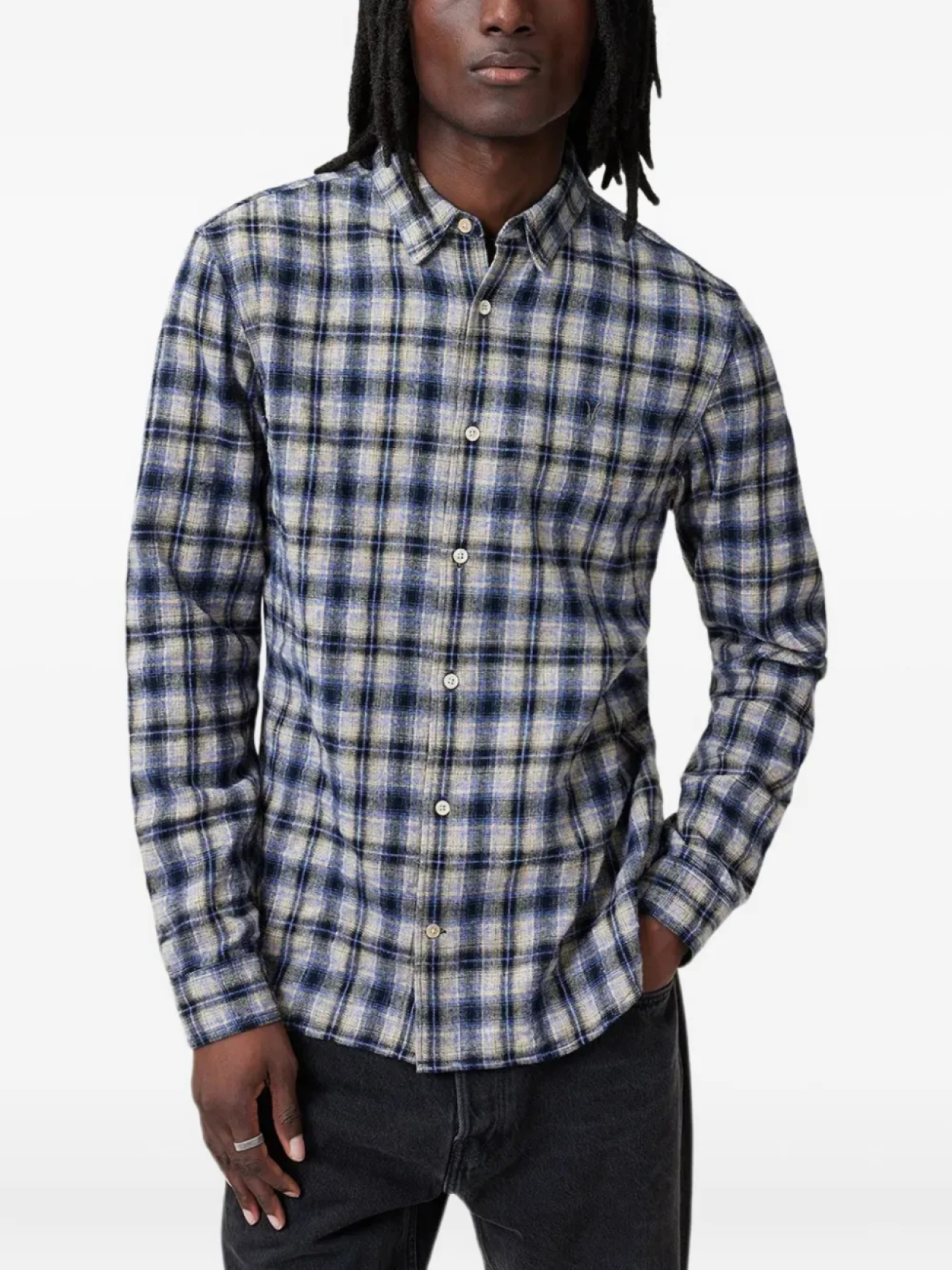 

AllSaints рубашка Orin, фиолетовый