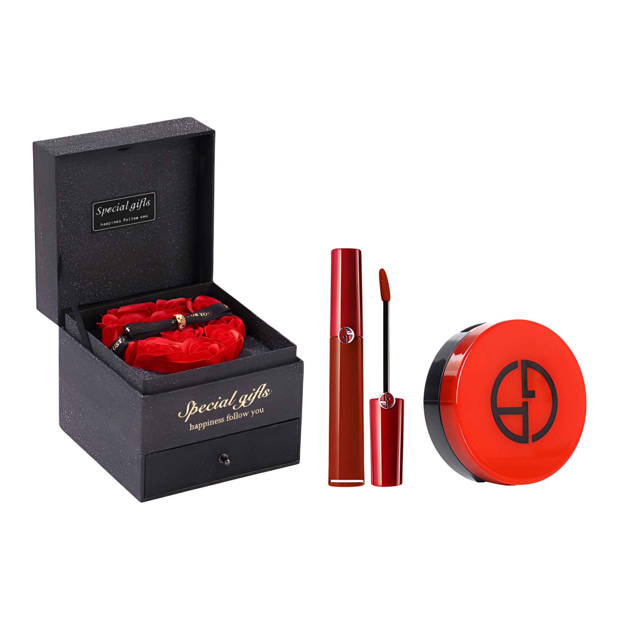 

GIORGIO ARMANI Красный тонкий тюбик блеск для губ наборы для женщин