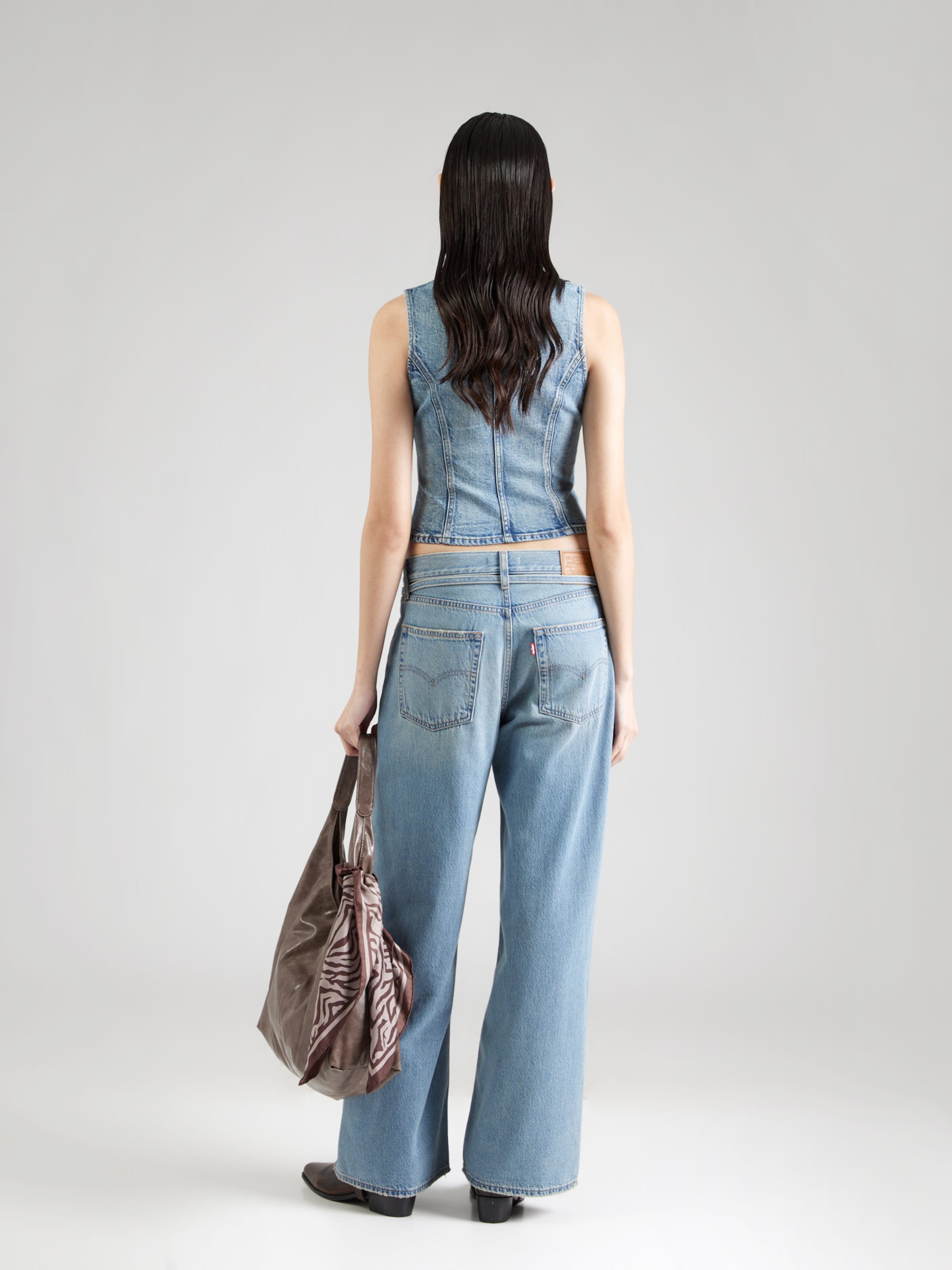LEVI'S  Свободные джинсы 'XL Straight Jeans' в светло-голубом цвете — фото 4