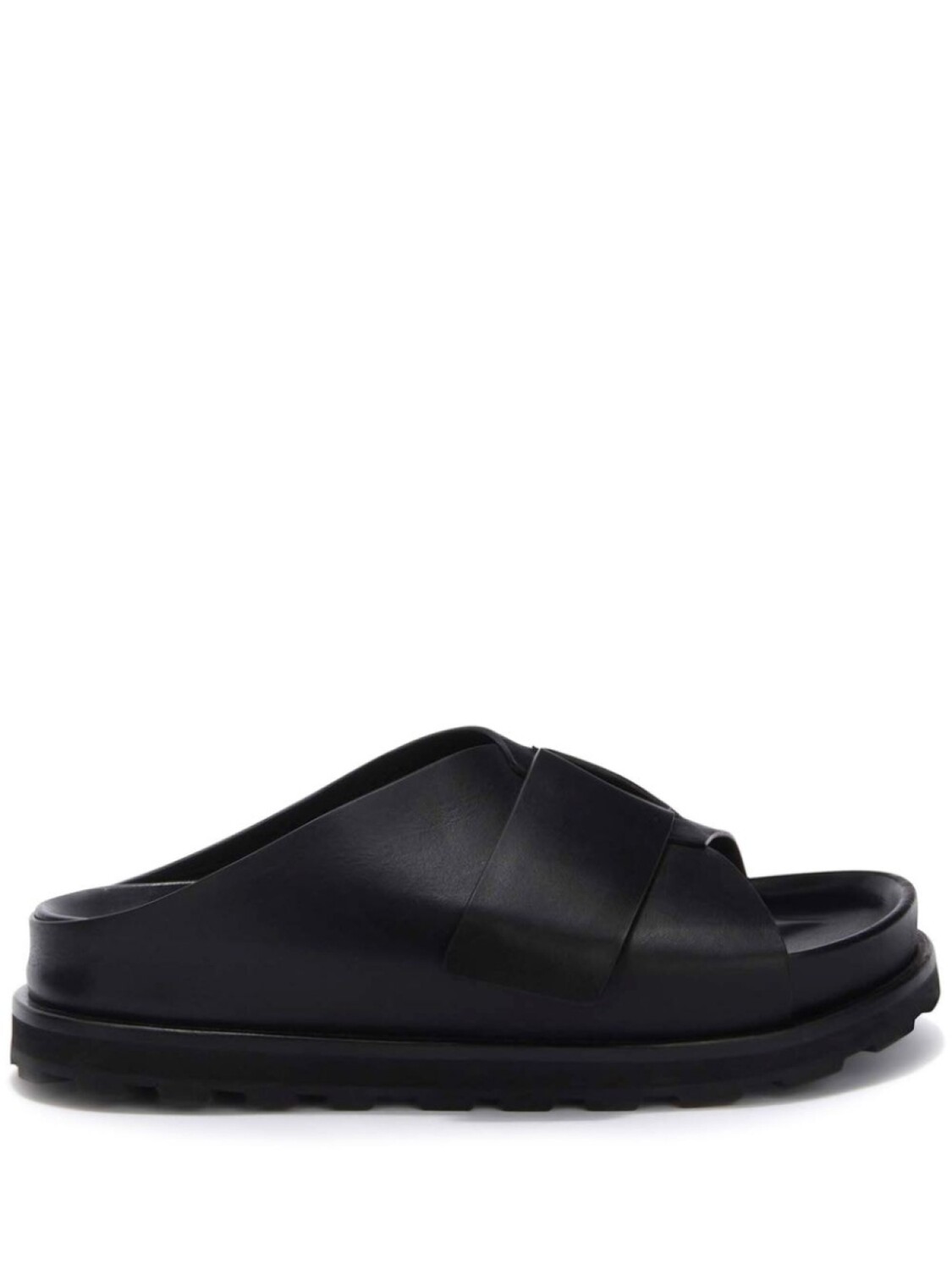 

Jil Sander шлепанцы на платформе, черный