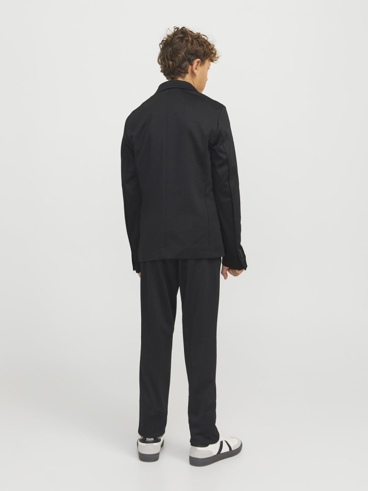 JACK & JONES Junior Однобортный пиджак и брюки черного цвета — фото 4