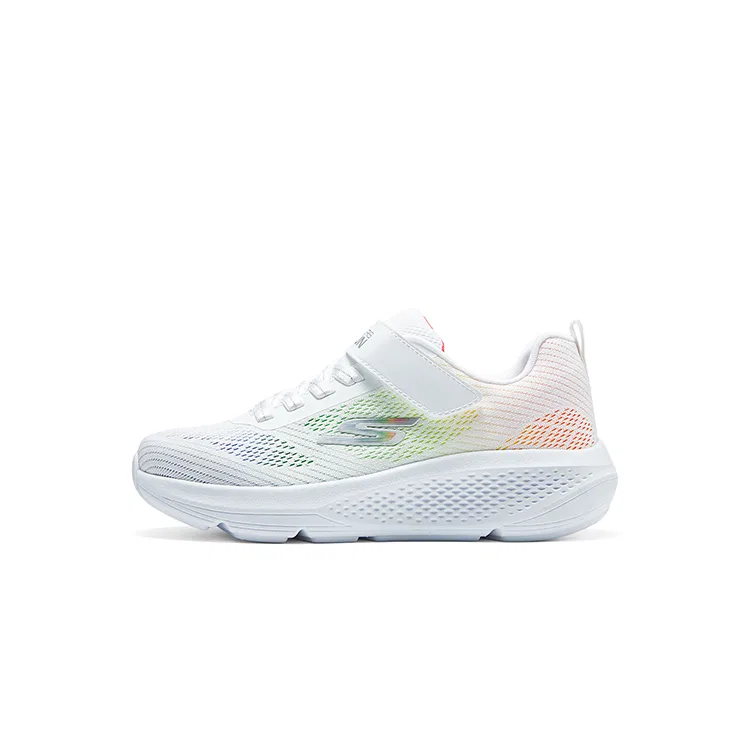 Кроссовки slip resistant, abrasion resistant, breathable, supportive, lightweight Skechers Kids, White Multicolor