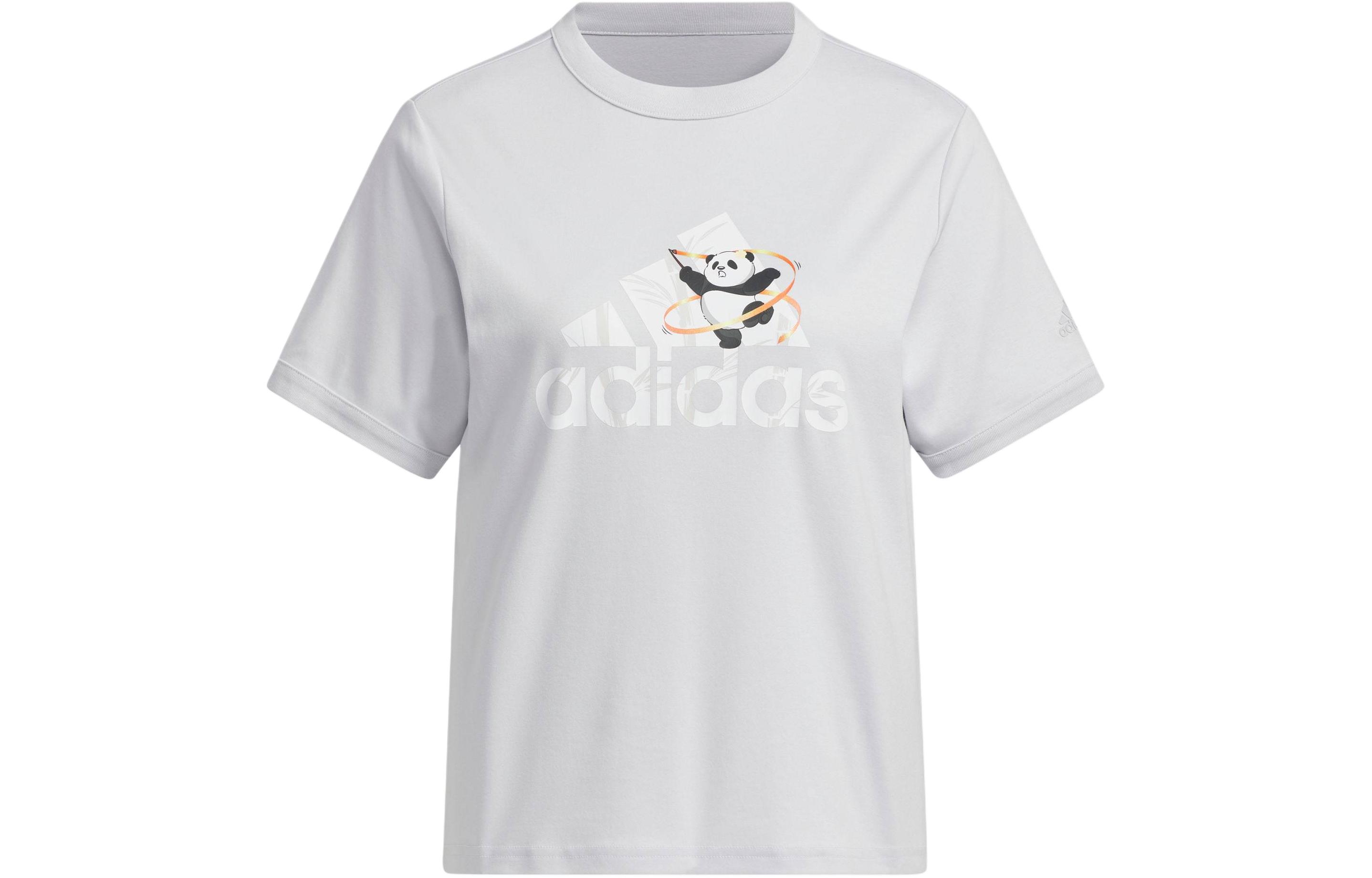Футболка женская Symbol серый Adidas — фото 2