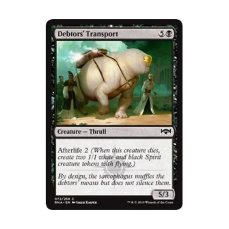 

CCG Транспорт должников (C), MTG - Ravnica Allegiance
