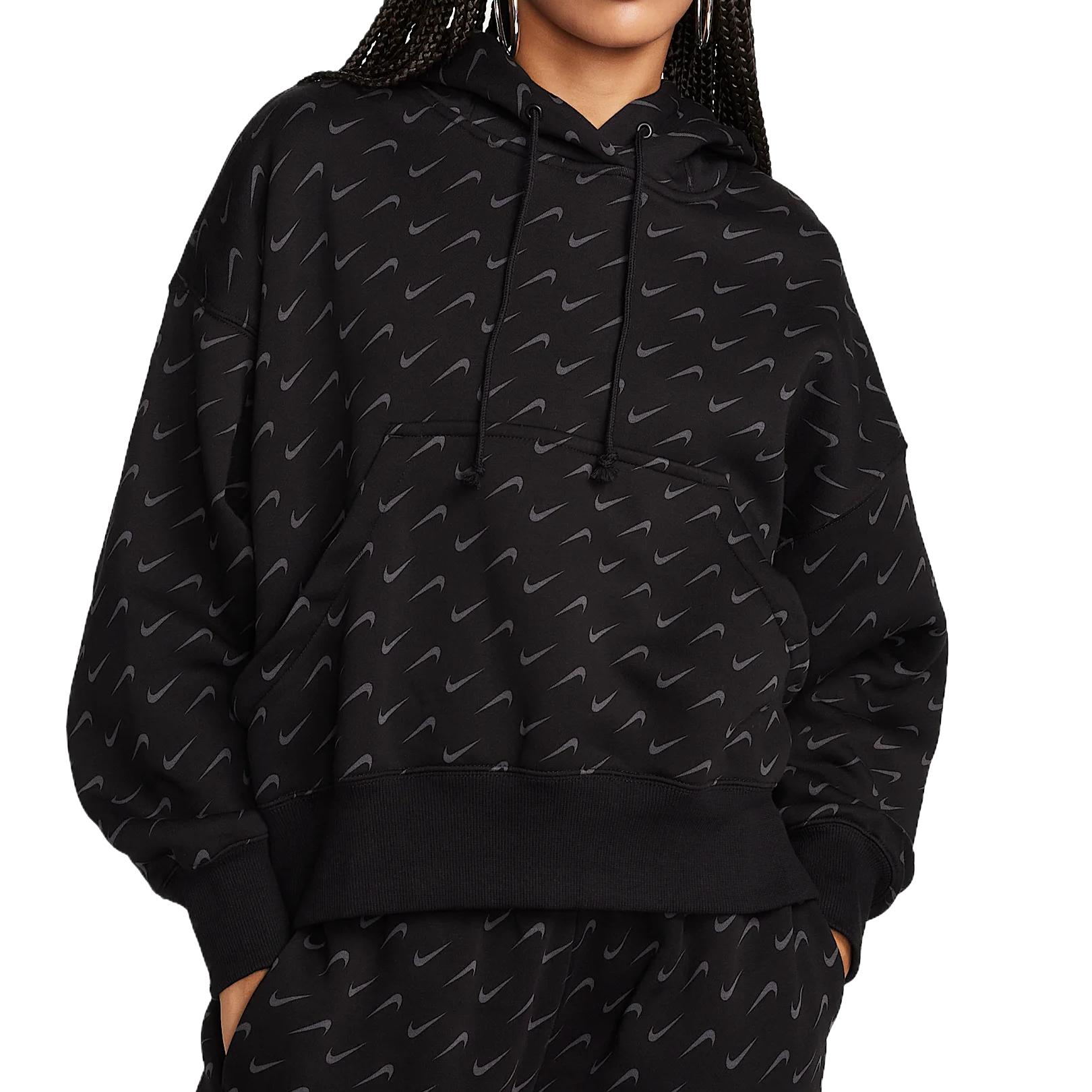 Nike SS25 Спортивная одежда Phoeni Свитшот Женский Black 010