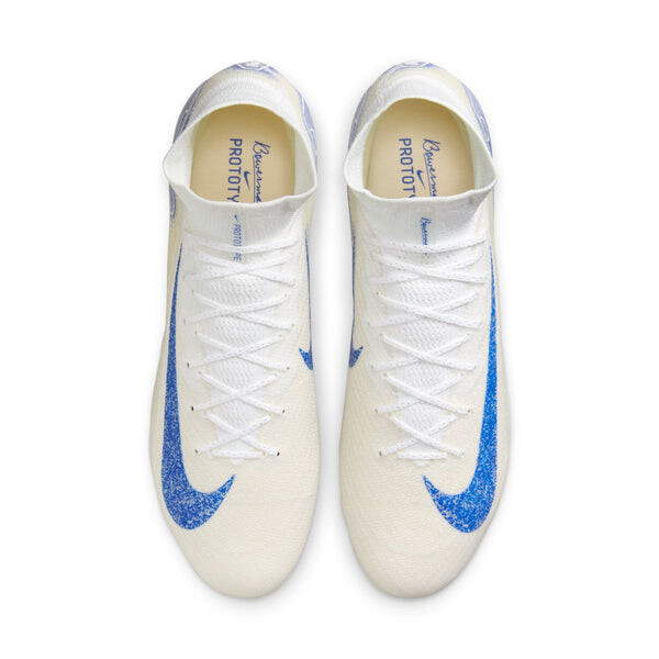 Кроссовки mercurial superfly 10 elite Nike, белый — фото 3